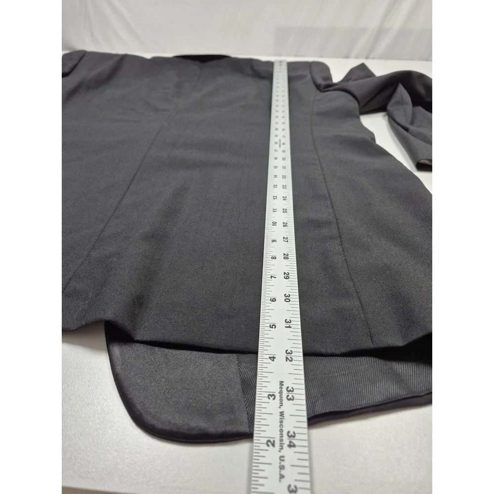 Giorgio Bissoni Suit Jacket Mens 50 Long Gray Wool Tuxedo Notch Lapel NWT FLAW